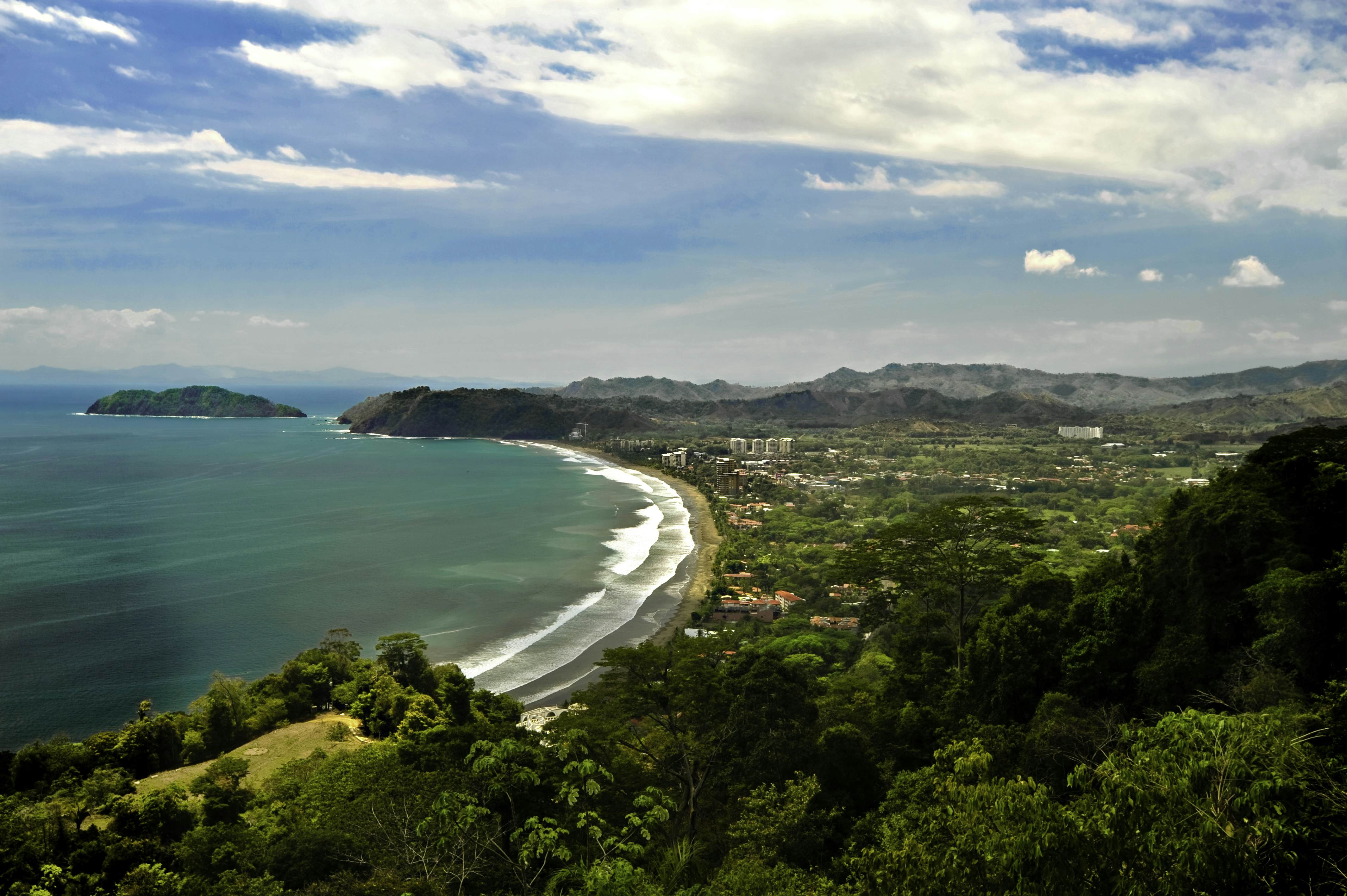 Aerial of Jaco Costa Rica